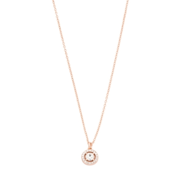 Coach Rose Gold Halo Pendant Necklace - Picture 2 of 4